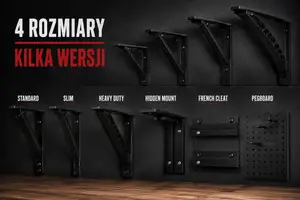 Modular Heavy Duty Shelf Brackets Pack | Industrial / French Cleat / Pegboard
