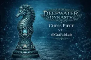 Deepwater Dynasty "Knight" - chess piece