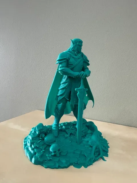 Vhorlath Realms – Elf – Veilwood Bladeguard (Dark Fantasy 3D Printable Miniature STL) — Фото 7 из 9