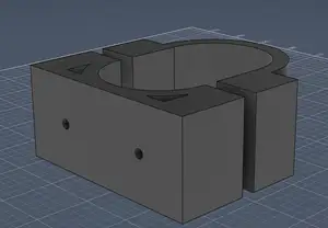 Kuugo M4 front license plate mount
