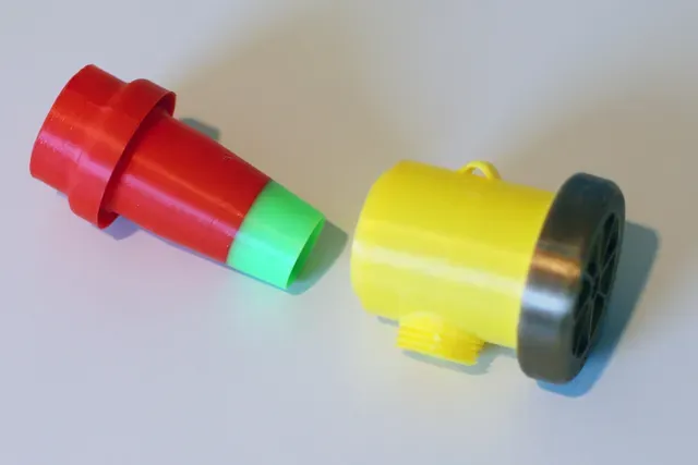 Membran-Pfeife - Tröte M / Membrane whistle - horn M - FS DruLuSchKo M — Фото 10 из 15