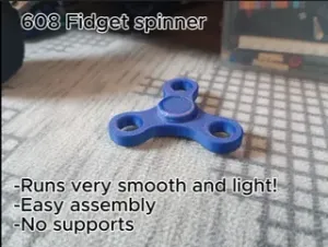 Fidget spinner with 608 bearing