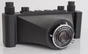 Open 6x17 V6 lens cone Graflex Optar 135 f4.7 lens