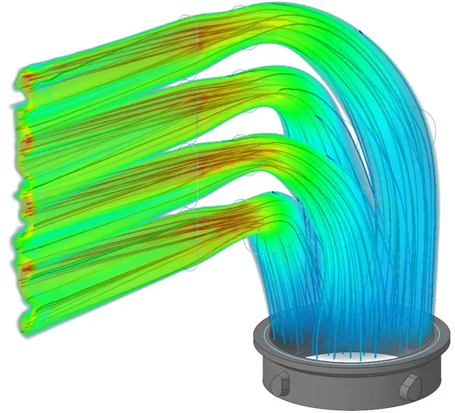 High-Performance 90° Concentrator Nozzle for Dyson Airwrap (CFD Optimized) — Фото 2 из 7