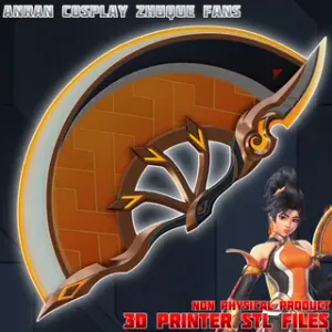 Anran Cosplay Zhuque Fans Overwatch