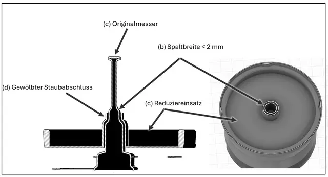 Fein Mahlen mit "ChopMate" kompatibel mit Bosch Cookit (DPGM pending) — Image 2 of 8