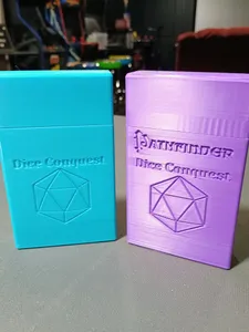 Dice Conquest Tarot size travel box