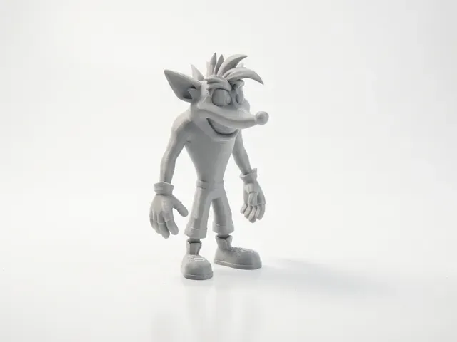 Crash Bandicoot Figurine Gaming Collectible 3D Printable — Image 5 of 5