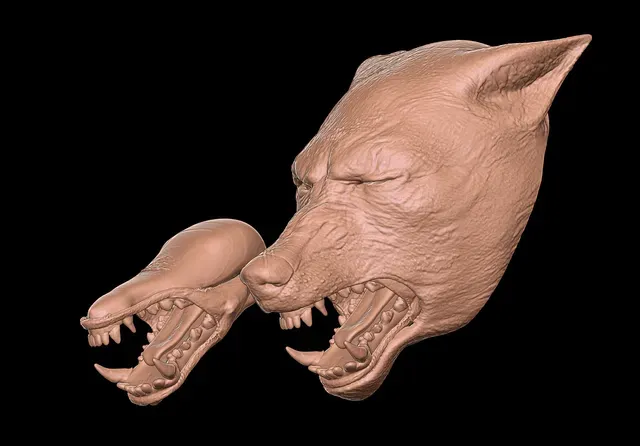 BLAIDD COSPLAY black wolf mask life size - Elden Ring Fan Art — Image 4 of 7