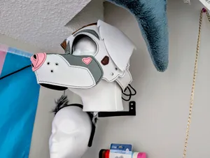 Manequin head wall mount / Pup Hood holder *Woof Woof*