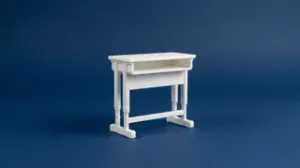 1:12 Scale Dollhouse School Desk