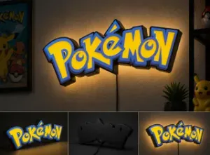 Pokemon LED Light Box | Multi-Color 3D Printable STL