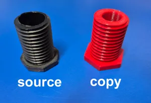 Screw for the table leg