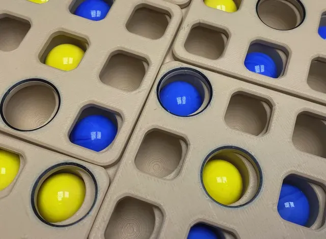 HOLLERITH Strategic Game of Marbles (2 Players) — Image 3 of 4