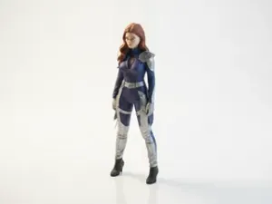 Goth Girl Figurine Movies TV Collectible 3D Printable