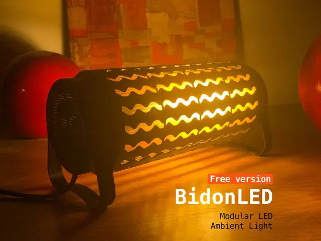 BidonLED - Ambient Lamp - Free LED Strip Version