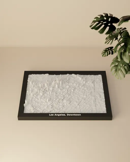 Los Angeles, Downtown, United States - 3D Miniature — Image 2 of 7