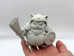 Chonky Warrior Kitten