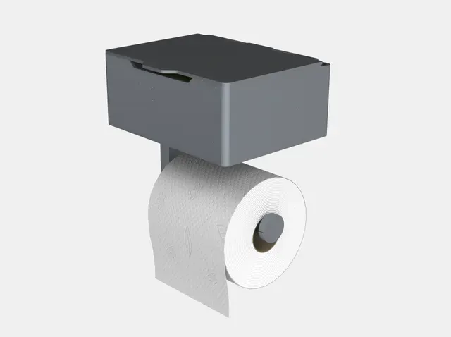 2-in-1 Multifunctional Toilet Paper Holder — Фото 4 из 7