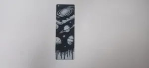 Galaxy Saturn Planet Space Bookmark