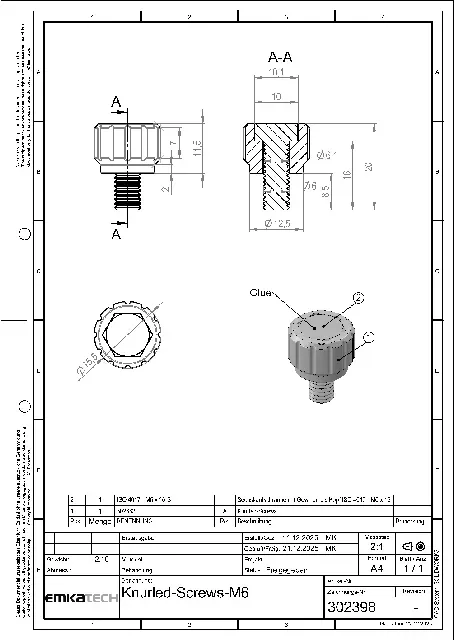 Knurled Screw Heads for Hex Bolts (M3–M12) — Image 8 of 11