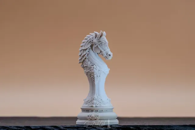 The Aureate Ivory Empire "Knight" - chess piece — Фото 3 из 6