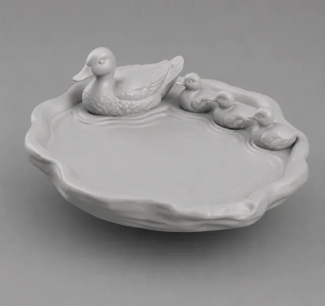 Duck Family Jewelry Tray STL | Cute Duck Ring Dish & Trinket Organizer | Cottagecore Decor — Фото 2 из 3