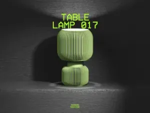 Table Lamp 017 STL for 3D Printing