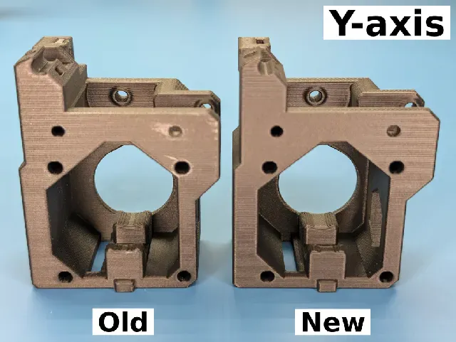 Motor Mounts with Clearance for 1.5GT Pulleys on Upgraded CORE One/+/L — Фото 3 из 5
