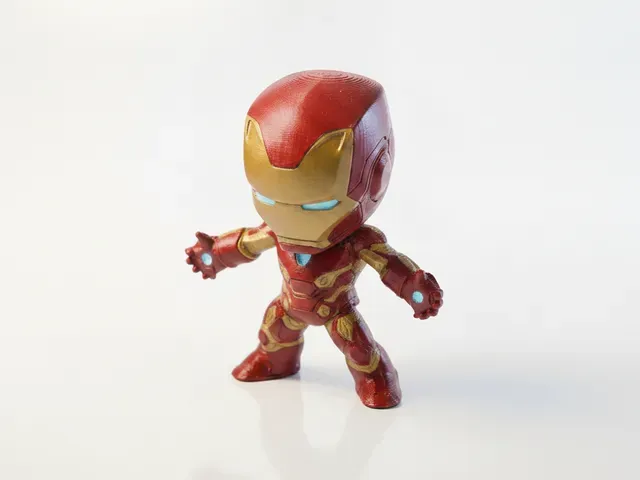 Chibi Iron Man Figurine Marvel Collectible 3D Printable