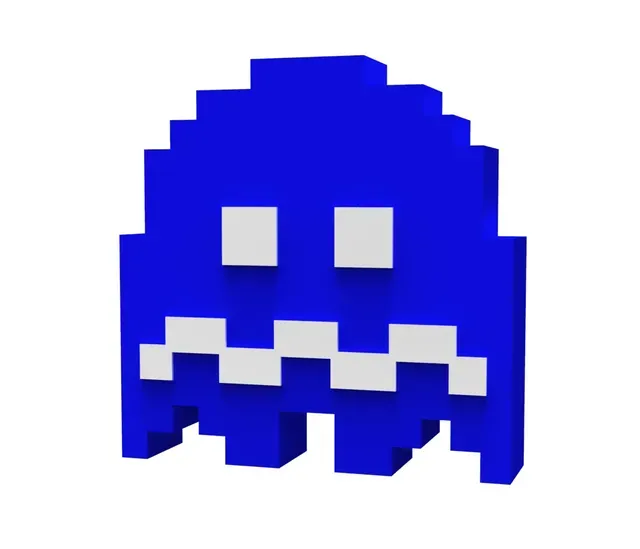Pac-Man Vulnerable Ghost Ornament