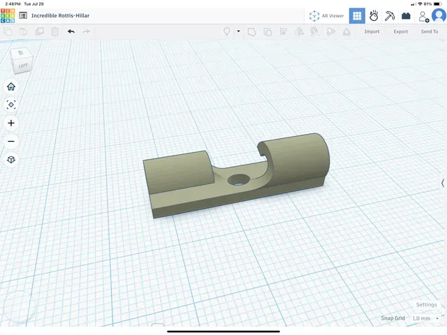 Cable Holder with Screw Hole — Фото 3 из 4