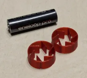 Flexible AA to C-Cell battery adaptor