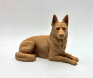 Laying German Shepherd