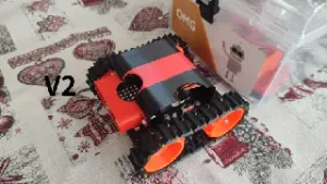 OMG Robotics tank - horní kryt komponentů