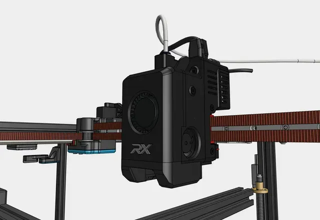 Trident R2 RX Mega Mods- 9mm belt/ Z Motor Mounts with couplers/Support for MGN12H/ RXToolhead/ — Фото 12 из 19