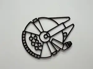 Millenium Falcon Wall Art #1 (Star Wars)