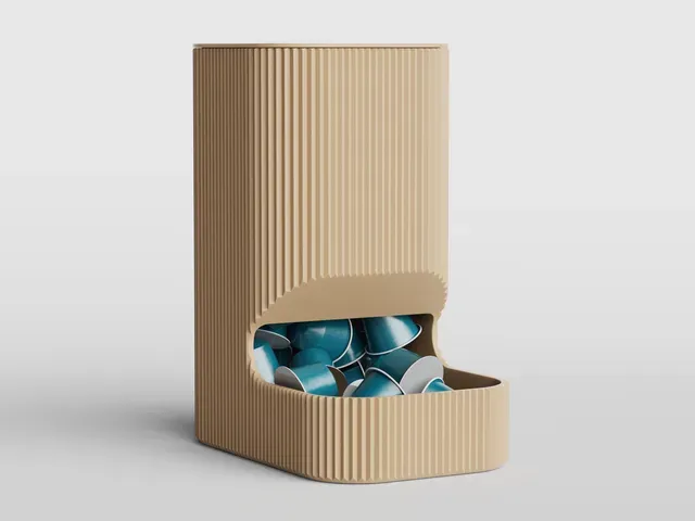 Coffee Capsule Holder - Zigzag Pattern - Nespresso Vertuo Dolce Gusto Pod Organizer — Image 6 of 11