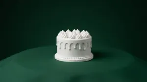 1:12 Scale Birthday Cake 3D Model
