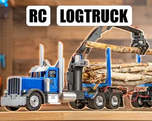 3D Printed RC LogTruck - DIY