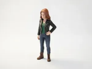Elena Gilbert Figure TV Character 3D Printable