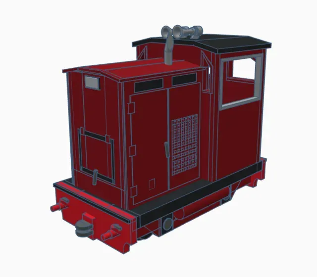 O9 gauge Bush Mill Railway DA1