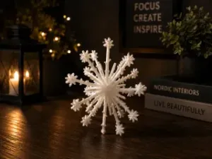 Elegant Snowflake Decoration-Winter Ornament