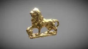 Gold Lion 3d Scan