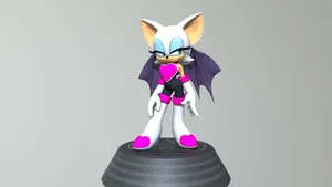 Sonic Generations - Rouge the Bat Statue