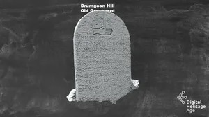Drumgoon Hill - Old Graveyard Headstone 583