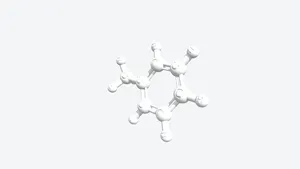 Toluene 3D Molecular Model — CAS 108-88-3