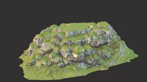 Procedural generated Rock Cliff | test | Low