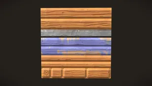 FREE Stylized Trimsheet - Wood and Metal