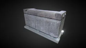 Red Granite Sarcophagus